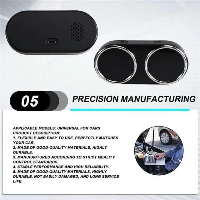 Alt view image 2 of 3 - Universal Car Head-Up Display, Speed Tracking Device 1 Set Driving Gadget For Cars