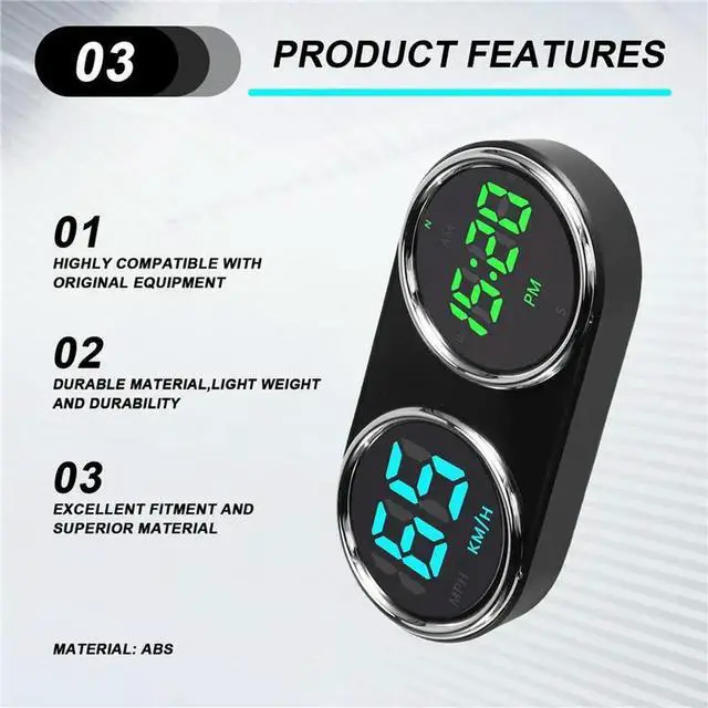 Alt view image 3 of 3 - Universal Car Head-Up Display, Speed Tracking Device 1 Set Driving Gadget For Cars