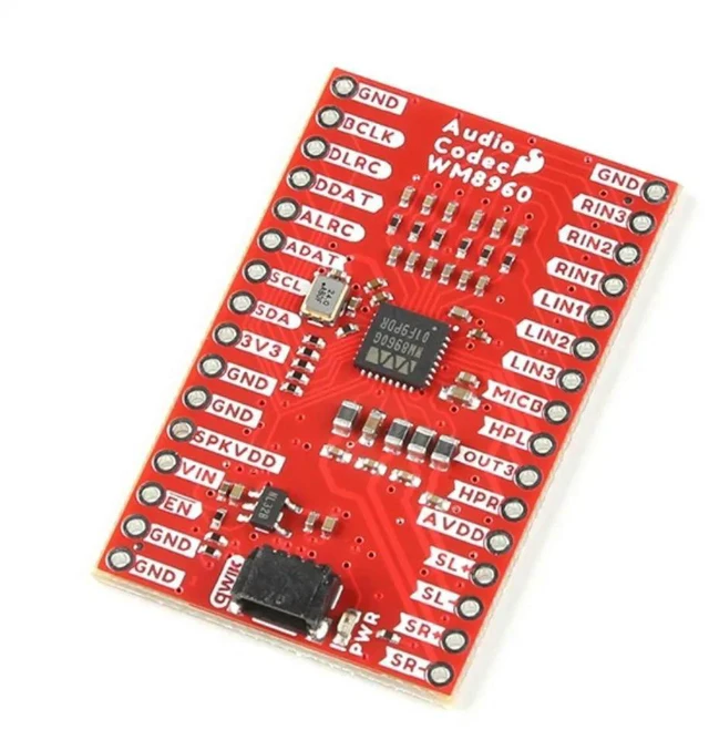 Main image of BOB-21250 Audio Codec Breakout - WM8960 (Qwiic) for SparkFun
