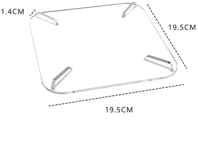 Main image of Acrylic Bracket Transparent Desktop Stand Anti-Slip Holder for Mac Mini 2010-2020 M1/M2/Mac Mini M2 Pro
