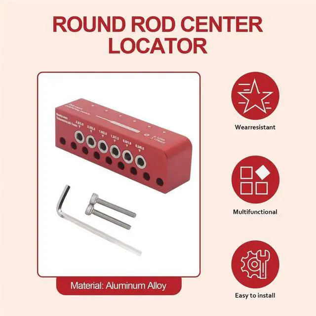Main image of 3.175mm Drill Shank Positioning Module T0012-A Drill Positioner for Scale Model Building Round Rod Center Locator