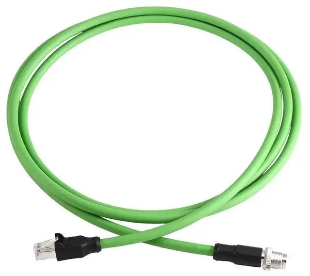 Alt view image 3 of 6 - For X-Shape To RJ45 8Pin Industrial Ethernet Connector 8P X-Type Code Wire Gigabit Data Transmission Network Cable