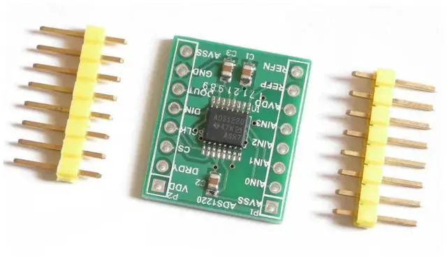 Main image of ADS1220 module 24 bit precision ADC bring your own Precision benchmarks have routines