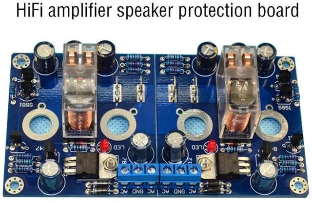 Main image of HiFi amplifier speaker protection board speaker protection board finished board (supporting BTL with Omron relay)