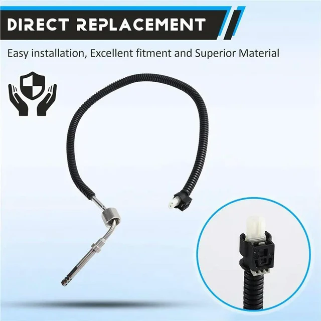 Alt view image 2 of 6 - A0009053505 Exhaust Temperature Sensor EGT For Mercedes X204 GLK W204 CC218 CLS W212 E OM651 2.1L 2013- 2018 OE