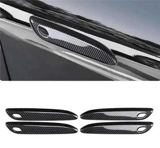 Alt view image 3 of 6 - Car Exterior Door Handle Trim Cover For Mercedes Benz
