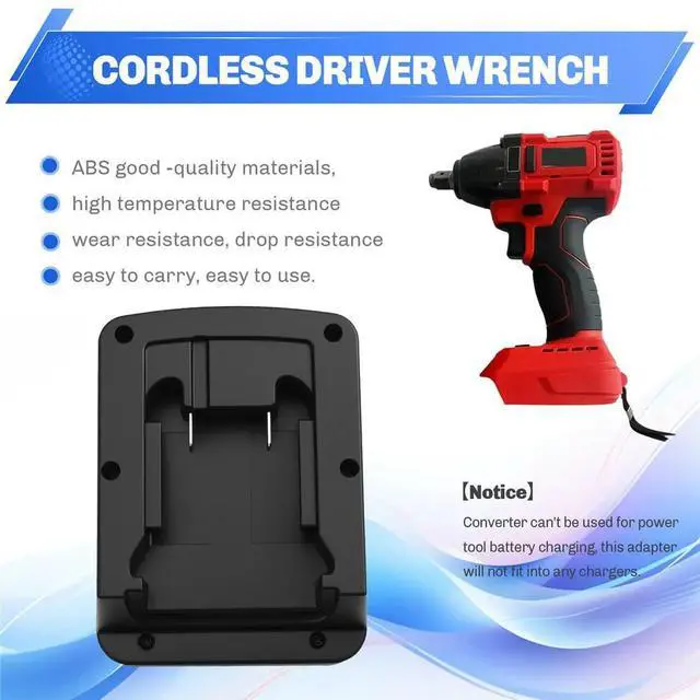 Alt view image 3 of 3 - Adapter Converter for Milwaukee to Fein 18V Cordless Tool,Power Tool Converter Cordless Tool Black