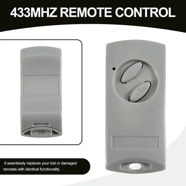 Alt view image 2 of 3 - 2pack Garage Door Opener Remote Control for EcoStar RSE2-433, RSC2-433, RSZ1-433, Handheld Transmitter 433MHz