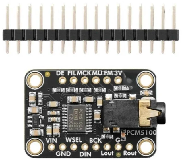 Alt view image 2 of 6 - PCM5100/PCM5102 module I2S DAC with Line Level Output-100dB / 112dBSNR