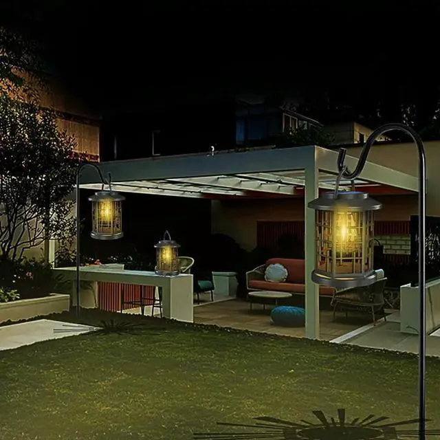 Main image of Solar Lanterns Waterproof, Upgraded Bright Hanging Solar Lights for Outside, for Garden Patio Yard Decorative