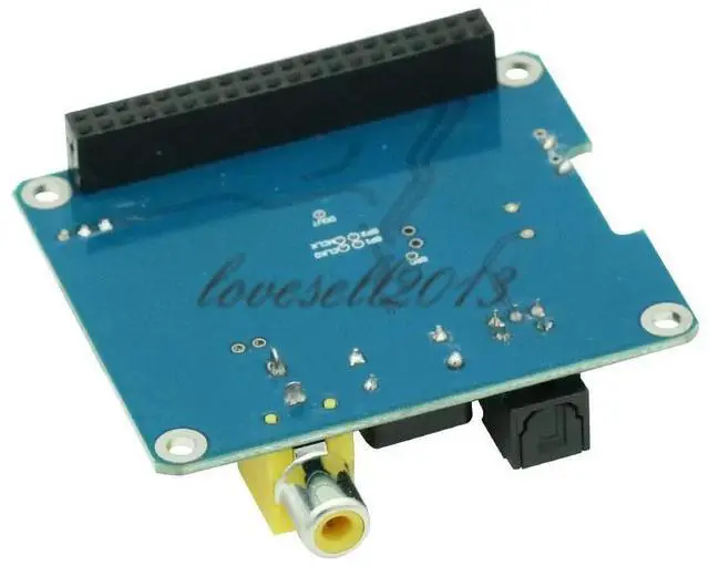 Alt view image 2 of 6 - PIHI HIFI Digi+ Digital Audio Sound Card I2S SPDIF Optical Fiber Expansion Board for Raspberry pi 2 model B / B+ / A+