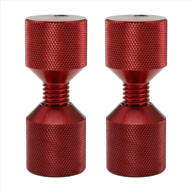 Alt view image 3 of 6 - Two Hole Pins Set 1-1/8inch Aluminum 6061 2 Hole Flange Alignment Pin with Level Gradienter