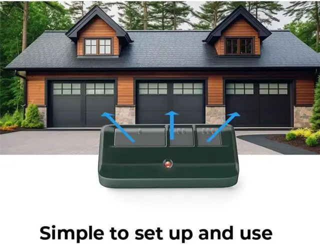 Main image of Universal Garage Door Opener Remote for LiftMaster, Chamberlain, Craftsman - 893LM 893Max 971LM