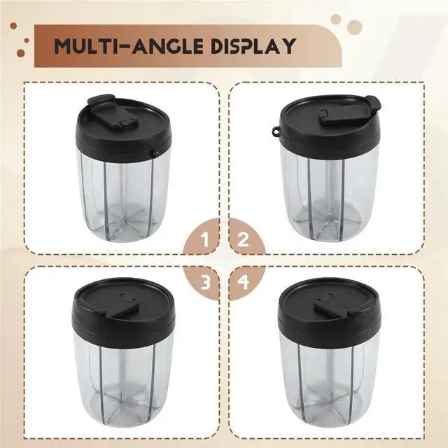Main image of 6 Grids Large Pill Cup Bottle Organizer Supplement Organizer for Holding 7 Various Vitamins Travel Pill Case Box