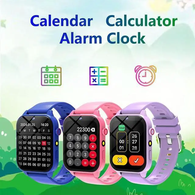 Main image of Children Study watch HD Camera Games Flashlight Sleep Monitoring Alarm Calculator Birthday Gift for Boys Girls D