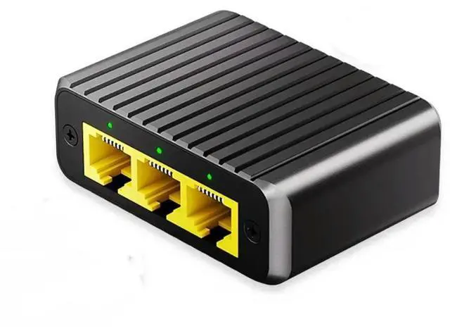 Main image of 2025 4 Entry Ethernet Extension With l Housing 1000Mbps High Speed Data Transfer For Home Offices And Dormitory