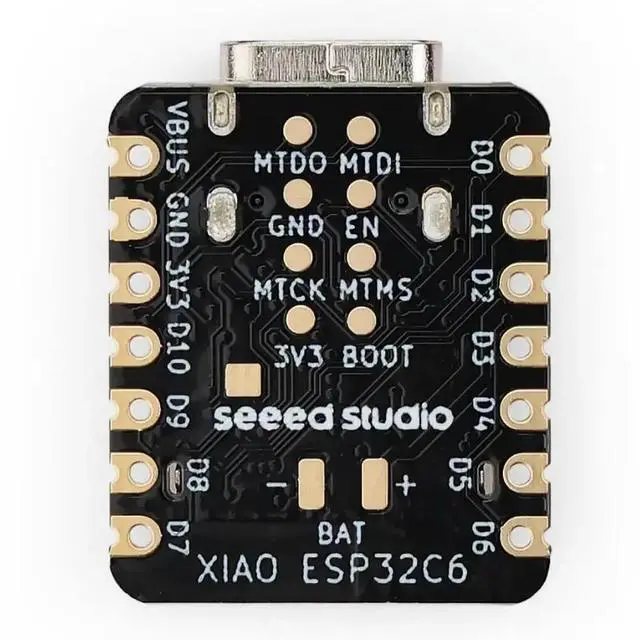 Alt view image 2 of 6 - Seeed Studio XIAO ESP32-C6 Bluetooth Development Board Dual RISC-V Cores Ultra Small Size for Home IoT Projects