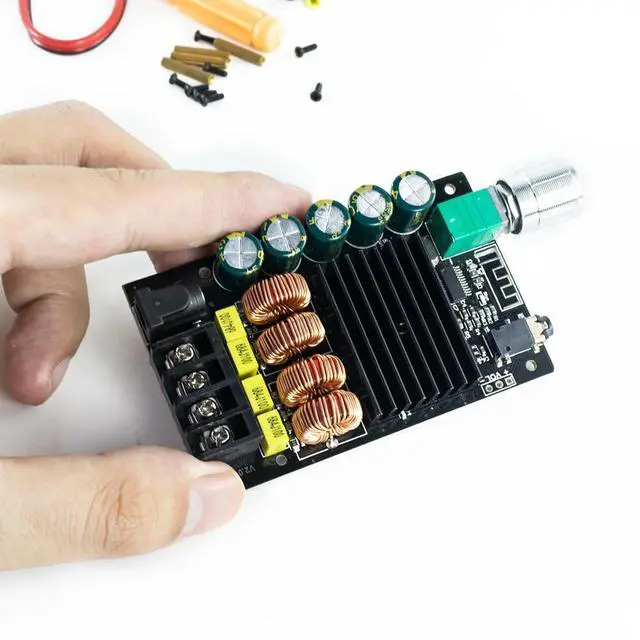 Main image of 200W Bluetooth 5.0 Amplifier Board TPA3116D2 100W+100W Stereo Dual Channel Amp Board Audio Receiver for Home DIY Speakers