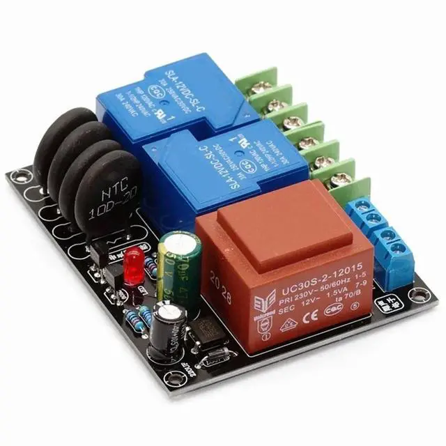 Alt view image 3 of 6 - AA84 Power Protection Home Audio Amplifier Soft Start Startup Board For Delay High-Power Soft Power Module