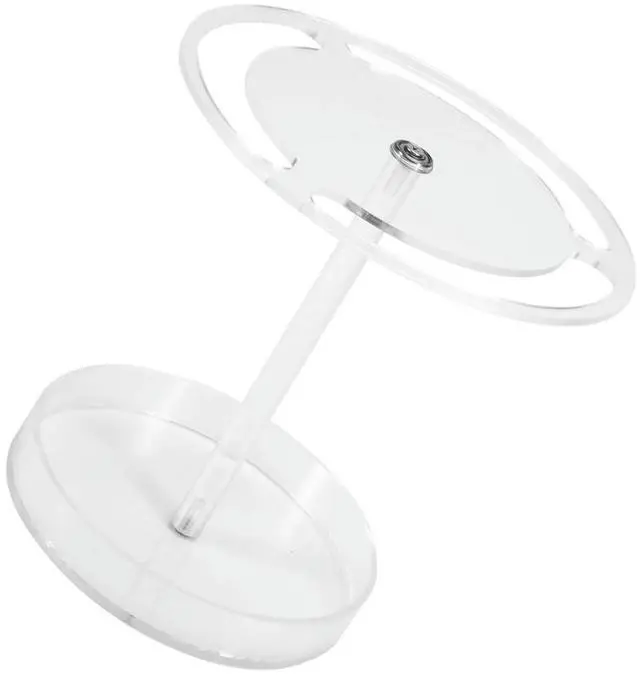 Alt view image 3 of 6 - Acrylic Glasses Display Stand Sunglasses Holder 360-Degree Rotating Acrylic Sunglasses Holder Stand for Desktop
