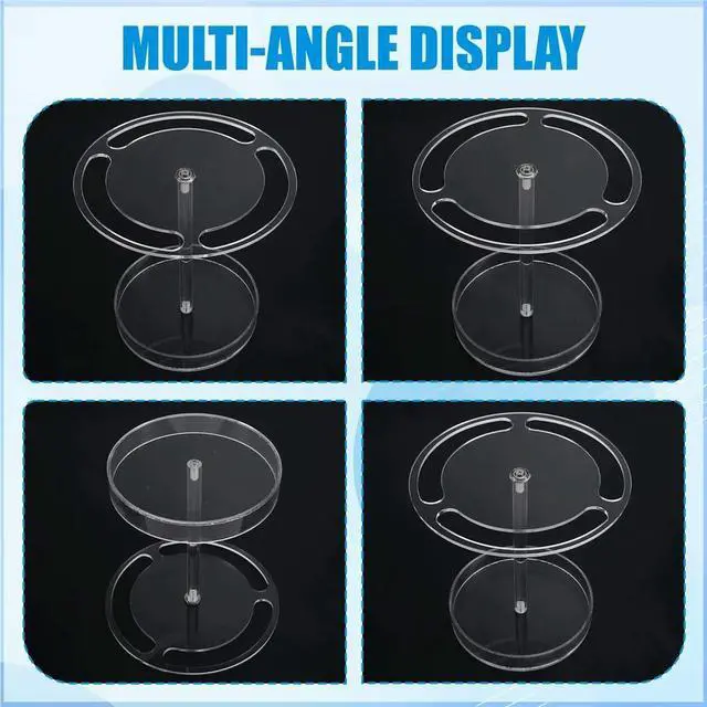 Main image of Acrylic Glasses Display Stand Sunglasses Holder 360-Degree Rotating Acrylic Sunglasses Holder Stand for Desktop