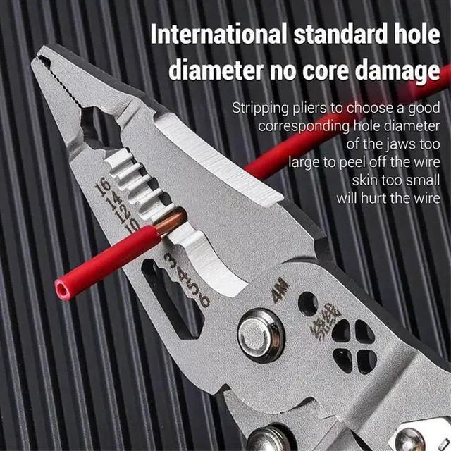 Main image of Electrical Pliers, 2026 Upgrade Folding Stylus Screwdriver Wire Stripper,for Cutting and Pulling Wires Cable