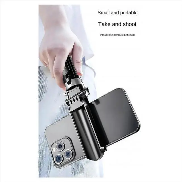 Alt view image 3 of 6 - Retractable Tripod 360° Rotation Selfie Stick with Remote Control, Selfie Accessories for Travel Sport