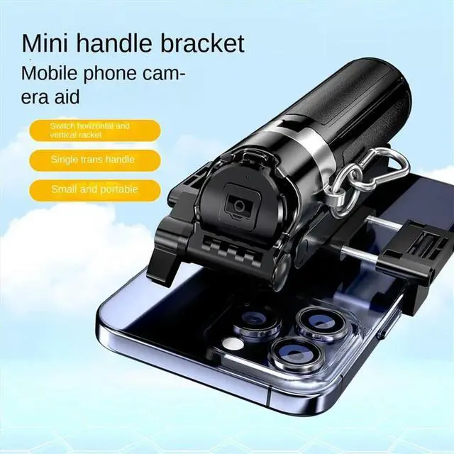 Alt view image 2 of 6 - Retractable Tripod 360° Rotation Selfie Stick with Remote Control, Selfie Accessories for Travel Sport