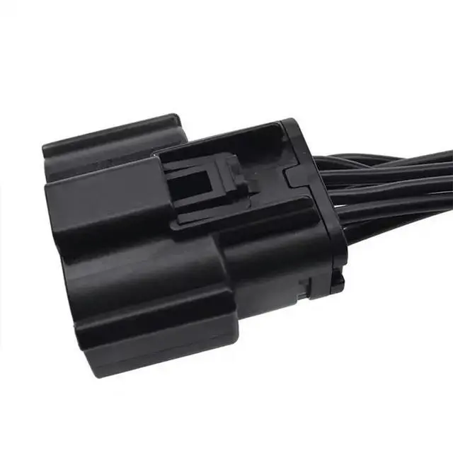 Alt view image 3 of 3 - Fit For Dodge Ram 2500 Black Car Headlight Connector Plug Harness 68364272AA Pigtail