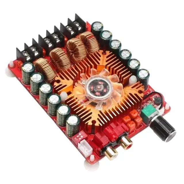 Alt view image 2 of 6 - TDA7498E high-power digital amplifier board 2.0HIFI stereo 160W * 2 supports BTL220W