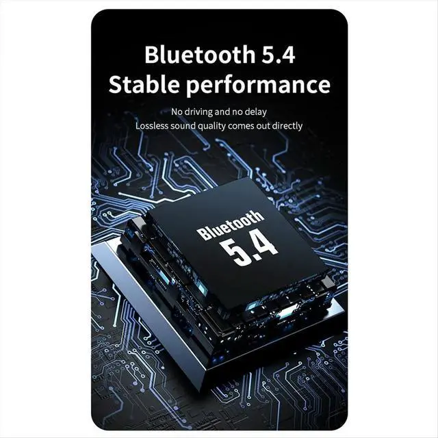 Alt view image 2 of 6 - Bluetooth 5.4 Audio Transmitter Receiver 3.5MM AUX for RCA USB U-Disk HIFI Stereo Music Adapter DSP Decoding