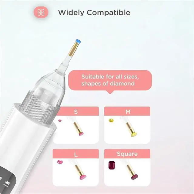 Alt view image 2 of 6 - Vacuum Diamond Art Pen , Diamond Art Pen Kits for Adults, Vacuum Diamond Painting Pen Kits, Diamond Art Tools