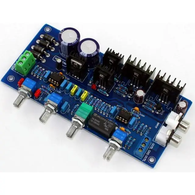 Alt view image 2 of 6 - A49T Preamp Tone Board, 2.0 Preamp Stereo HIFI NE5532 Tone Board Preamplifier, Amplifier Preamplificador