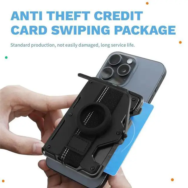 Main image of Anti-Fraud Credit Card Holder l Magnetic Card Holder Stand for Business Men'S Phones