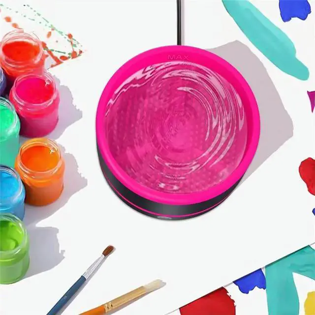 Main image of Electric Paint Brush Cleaner Rinse Cup with 3mode,USB Artist Brush Cleaning Washer Rinser for Acrylic,Gouache Painting B