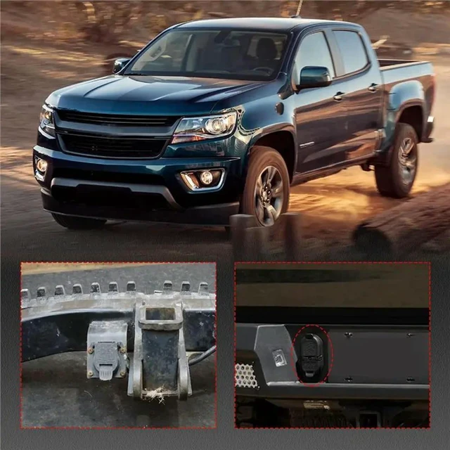 Alt view image 3 of 6 - Rear Bumper Trailer Tow Hitch Receptacle Plug For Canyon
