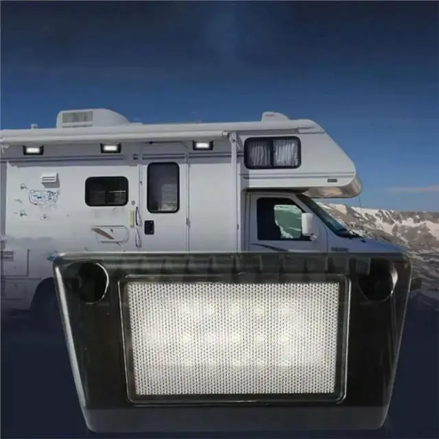 Alt view image 3 of 3 - LED 5" 12V-48V Caravan Awnings Porch Lights For RV Trailers Campers And Other Applications