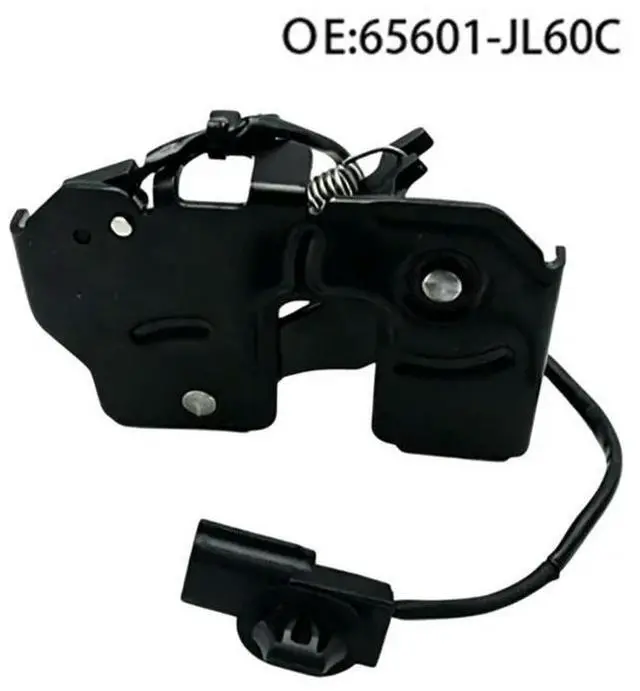Main image of Engine Hood Lock Replacement For Nissan 370Z Z34 For Infiniti Q60- Part Number 65601-JL60C