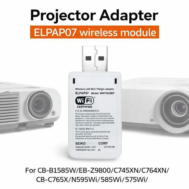 Main image of Projector Adapter ELPAP07 module For CB-B1585W/EB-Z9800/C745XN/C764XN/CB-C765X/N595Wi/585Wi/575Wi/CE260Wi/
