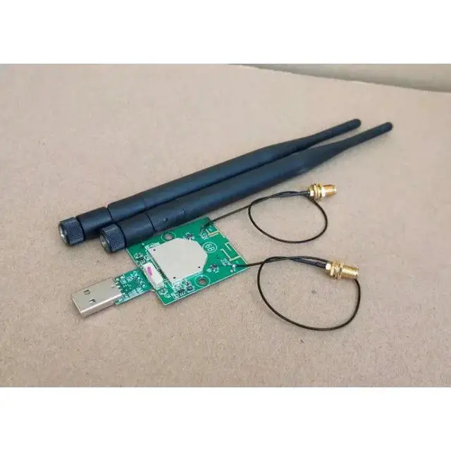Alt view image 2 of 4 - RTL8812AU Dual Band 5G Adapter Compatible for Raspberry Pi Linux Ubuntu Kali NAS System Simplified 128 Character inner vers