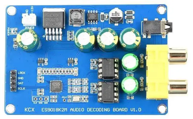 Main image of ES9018K2M Audiophile Grade I2S Hi-Fi Audio DAC Decoder Board