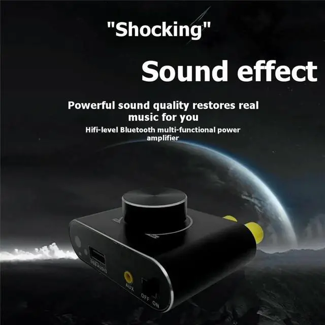 Alt view image 3 of 6 - Stereo Amplifier Board Speaker Audio Amplifier USB U-Disk Input Amplification Module for Speakers Computer
