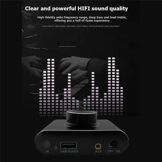 Alt view image 2 of 6 - Stereo Amplifier Board Speaker Audio Amplifier USB U-Disk Input Amplification Module for Speakers Computer