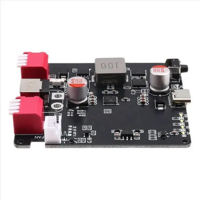Alt view image 3 of 6 - 140W Bidirectional Fast Charger Module 2S 3S 4S 5S 6S Lithium Charging Board IP2366 Li-Ion with DC Holder