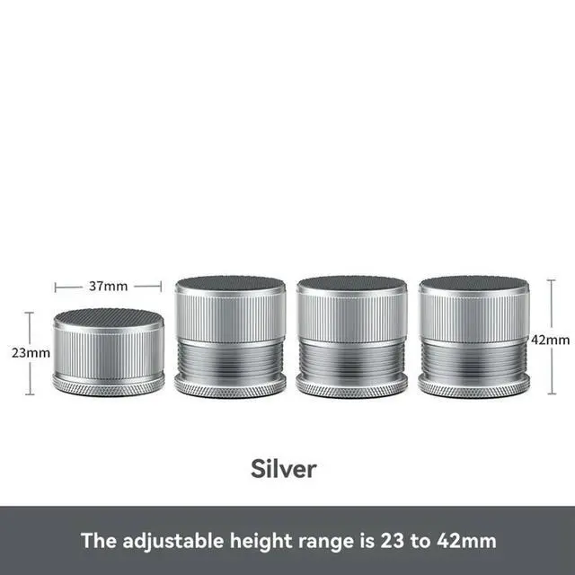 Alt view image 2 of 3 - 4 Pack Adjustable Microwave Riser Pads Heavy Duty Universal Appliance Feet for Microwave/Oven/Sofa/Furniture