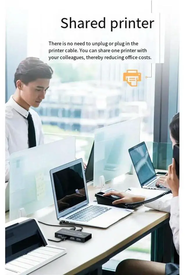 Main image of 3D Printer Parts & Accessories USB 2.0 Peripheral Sharing Switch Selector Sharing 4 USB Devices for Keyboard Printer