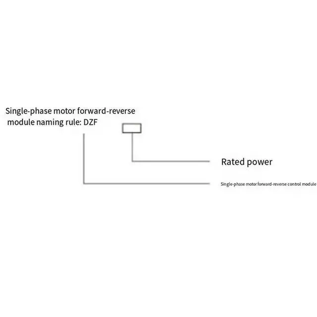 Alt view image 2 of 3 - UV Printer Solid State Relay DZF-250W For Solvent Printer Single-Phase Motor Forward And Reverse Control Module DZF-250W