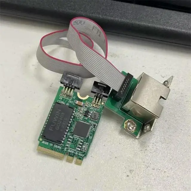 Alt view image 2 of 6 - M.2 A+E 2.5G Ethernet Adapter 2.5G/1G/100M Gigabit M.2 Networking Card 8125B RTL8125B Control Fast