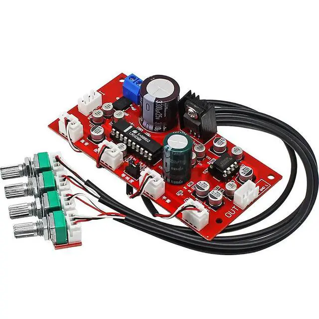 Alt view image 2 of 6 - HiFi Audio Amplifier Preamplifier Board Tone Board Front Board High and Low Balance Adjustment Amplifier Module
