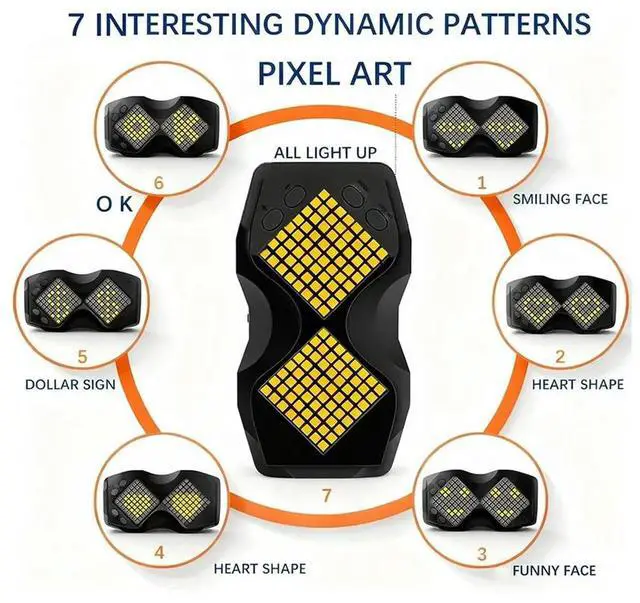 Alt view image 2 of 6 - LED Visual Hourglass Timer 1-60 Min with Magnetic Mount,Buzzer & Dimmable Night Light for Kids,Classroom,Cooking,Fitness